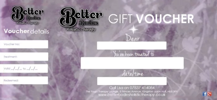 Better Bodies Gift Voucher